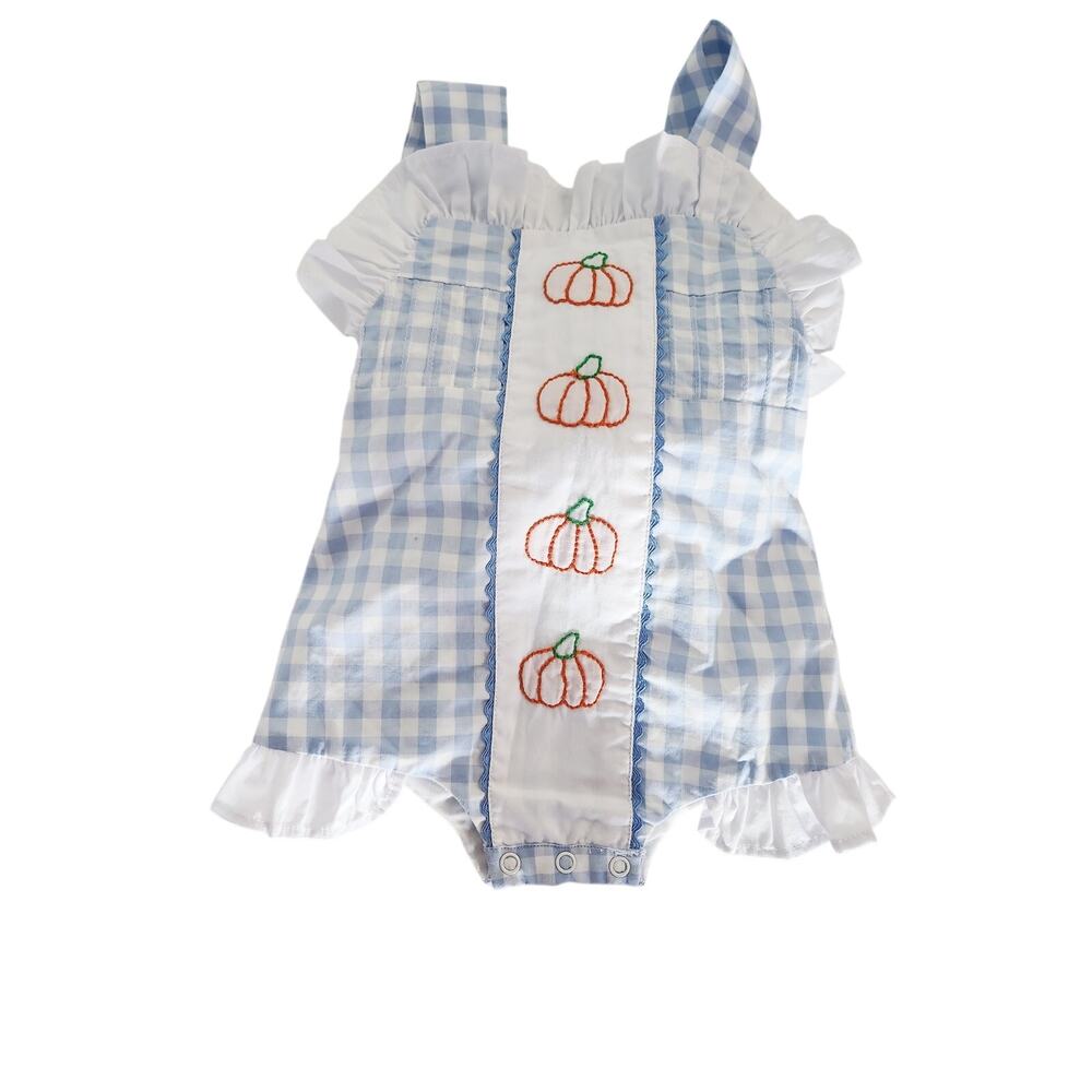 3M Southern Peach Pumpkin Romper